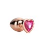 Anal plug Dream Toys Gleaming Love Golden by Dream Toys, Anal plugs - Ref: S9400524, Price: 18,99 €, Discount: %