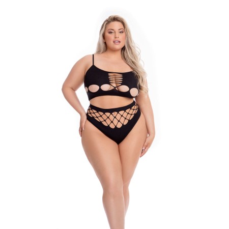 Ensemble de Lingerie Pink Lipstick Noir (XL) de Pink Lipstick, Culottes et strings - Réf : S9403528, Prix : 22,99 €, Remise : %