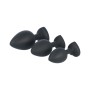 Anal plug Virgite Black Silicone Set 3 Pieces by Virgite, Anal plugs - Ref: M0404648, Price: 23,99 €, Discount: %