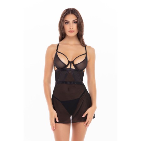 Ensemble de Lingerie René Rofé Noir (M/L) de René Rofé, Culottes et strings - Réf : S9404030, Prix : 26,99 €, Remise : %