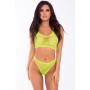 Underwear Set Pink Lipstick Green (S/M) by Pink Lipstick, Knickers and thongs - Ref: S9403498, Price: 22,99 €, Discount: %