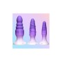 Plug Anal XR Morado Silicona Set 3 Piezas de XR, Plugs anales - Ref: M0400433, Precio: 33,99 €, Descuento: %